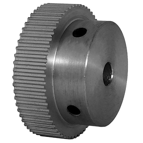 B B Manufacturing 60-2P06-6A3, Timing Pulley, Aluminum, Clear Anodized,  60-2P06-6A3